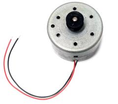 Motor 3 a 9v dc 5000 Rpm com polia plástica 7mm para robótica - Spindle