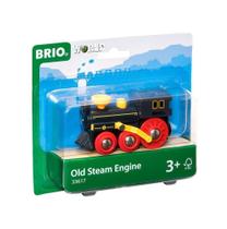 Motor a vapor antigo Toy Train BRIO com ação autêntica de pistão