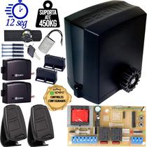 Motor Automatizador Portão Correr Deslizante 1/4 Cv 450kg 440W 220V Idealle Controles Tx Car Ipec