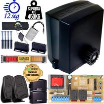 Motor Automatizador Portão Correr Deslizante DZ 1/4 Cv 450kg 220V 440W Sinaleira Tx Car Idealle Ipec