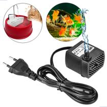 Motor Bomba Submersa Bivolt Ilumine Seu Aquário Alta Durabilidade BOM8701