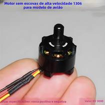 Motor Brushless De Alta Potência 3S 1306 3000KV CW CCW 12V Mini Rotor Externo Para Quadricóptero RC