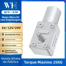 Motor DC De Redução Micro Worm Gear 6V 24V Com Eixo De Saída Curto De 6mm Auto-bloqueante Com Motor DC De Redução Micro Worm Gear 6V 24V Com Eixo De Saída Curto De 6mm Auto-bloqueante Com
