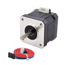 Motor de passo STEPPERONLINE Nema 17 Bipolar 1.5A 30Ncm Motor de passo STEPPERONLINE Nema 17 Bipolar 1.5A 30Ncm