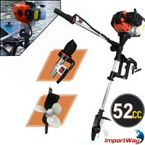 Motor de Popa a Gasolina Importway IWMPG2T52 Nautico com Rabeta Motor 2,5HP 52cc P/ Botes e Barcos Motor de Popa a Gasolina Importway IWMPG2T52 Nautico com Rabeta Motor 2,5HP 52cc P/ Botes e Barcos
