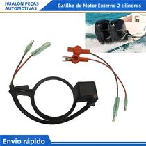 Motor De Popa Mercury Mariner 2 Tempos 2 Cilindros Com Gatilho 1977-1993 6HP-25HP Sea pro XD XR10 Motor De Popa Mercury Mariner 2 Tempos 2 Cilindros Com Gatilho 1977-1993 6HP-25HP Sea pro XD XR10