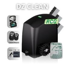Motor de Portão Deslizante Eletrônico RCG SLIM 300KG Dz Clean Wifi com Tx Car 3 Metros de Cremalheira Residencial