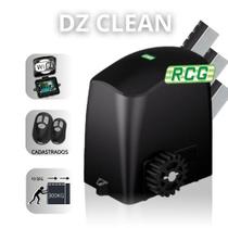 Motor de Portão Deslizante Eletrônico RCG SLIM 300KG Dz Clean Wifi Residencial 3 Metros de Cremalheira
