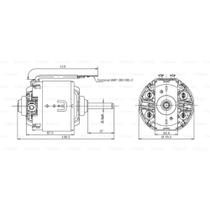 Motor de ventilação Fiat Idea 2005 a 2010 BOSCH