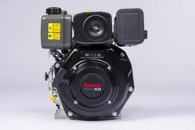 Motor Diesel 7,0CV Eixo H P. Manual BD-7.0H Briggs Branco