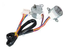 Motor Do Vane Aleta CJ C/2 Motores e Conector Springer Ar Condicionado Split - 202400200004 - Midea, Carrier, Springer