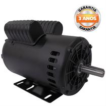 Motor Elétrico 3CV Monofásico Alta Rotação 2 Polos 2P 110V 220V Indução Compressor Serra Lixadeira