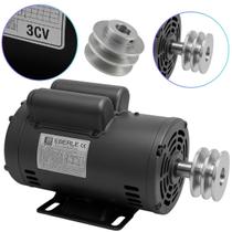 Motor Elétrico Mono 3Cv Alta Rpm Compressor De 15 Pés Serra