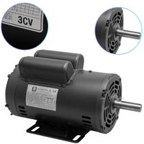 Motor Elétrico Monofásico 3Cv Alta Rotação 110/220V Serra