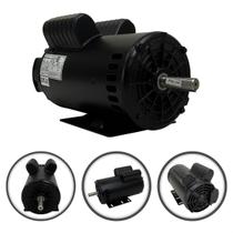 Motor Elétrico Monofásico 3CV Baixa Rotação Indução 4P Lavadora Betoneira Elevador 4 Polos 110V 220V