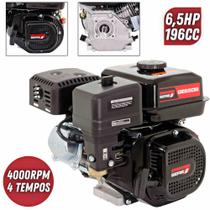 Motor Estacionário Kawashima GE650B á Gasolina 4T 6.5cv Alta Potência Ideal Para Geradores e Bombas