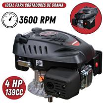 Motor Estacionário Kawashima GV-400 Eixo Vertical À Gasolina 4T 4cv 139cc 3600rpm Partida Manual
