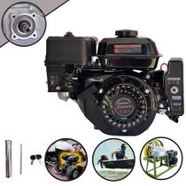 Motor Estacionário Partida Elétrica À Gasolina Anmax AN210E 208cc 7HP de Potência 3.600rpm Motor 4T Profissional Com Eixo 19,05mm Chavetado Horizontal e Partida Elétrica Ideal Para Rabetas de Barco