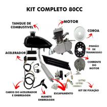 Motor Para Bicicleta Kit Completo 80cc Gasolina