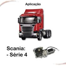 Motor Para Máquina De Vidro Direito 24v Scania Série 4 - Micro