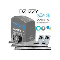 Motor Portão Eletrônico Izzy 500 127/220V Com Cremalheira Gomo de Plástico 4,0 Metros