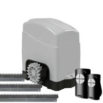 Motor Portão Eletrônico Trino 700 127V/220V Com Cremalheira Gomo de Alumínio 3 Metros