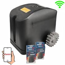 MOTOR PORTÃO GAREN DESLIZANTE WIFI RÁPIDO 8SEG 400Kg 2 CONTR