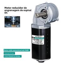 Motor Redutor De Engrenagem De Rosca Sem Fim De Alta Torque 12V DC Com Transmissão De Avanço E Ré