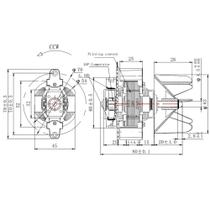 Motor Secador de Cabelo Taiff Original AL