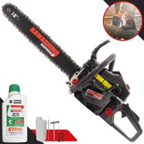 Motor Serra Profissional Kawashima KCS580E À Gasolina 54cc Motor 2T de Alta Potência, Rotação e Performance Motosserra Com Sabre 18' Carcaça de Alumínio e Sistema Antivibração + ÓLEO STIHL 8017 2T Motor Serra Profissional Kawashima KCS580E À Gasolina 54cc Motor 2T de Alta Potência, Rotação e Performance Motosserra Com Sabre 18' Carcaça de Alumínio e Sistema Antivibração + ÓLEO STIHL 8017 2T