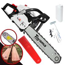 Motor Serra Profissional Toyama TCS58H À Gasolina 2T 55cc 3,2HP 12.000rpm Motosserra Sabre 18 Polegadas Ideal Para Poda de Galhos e Cortes de Árvores Motor Serra Profissional Toyama TCS58H À Gasolina 2T 55cc 3,2HP 12.000rpm Motosserra Sabre 18 Polegadas Ideal Para Poda de Galhos e Cortes de Árvores