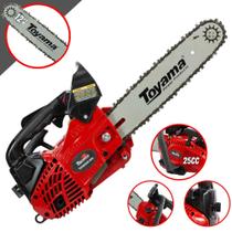 Motor Serra Toyama TCS25X À Gasolina 2T 1,14HP de Potência 25,4cc 12.000rpm Motosserra de Alto Desempenho Sabre 12 Com Corrente Oregon 22 Dentes Leve e Ergonômica Ideal Para Carpintaria Profissional Motor Serra Toyama TCS25X À Gasolina 2T 1,14HP de Potência 25,4cc 12.000rpm Motosserra de Alto Desempenho Sabre 12 Com Corrente Oregon 22 Dentes Leve e Ergonômica Ideal Para Carpintaria Profissional