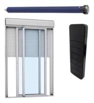 Motor Tubular Moderno P/ Janela C/ Controle Udinese 110v