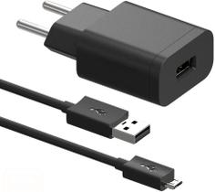 Motorola, Carregador Rapido 10W, 100-240V, Cabo 1 Metro, Porta USB-A, Cabo Micro-USB