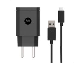 Motorola, Carregador Turbo Power 33W, Cabo 1 Metro, Porta USBA, Cabo USBC, Preto