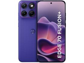 Motorola Edge 70 Fusion+ Roxo 5G 256GB 5G 24GB (12GB RAM + 12GB RAM Boost) Câmera 50MP Sony Lytia 710 Tela 1.5K Extreme Amoled 144Hz