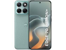 Motorola Edge 70 Fusion+ Verde Claro 5G 256GB 5G 24GB (12GB RAM + 12GB RAM Boost) Câmera 50MP Sony Lytia 710 Tela 1.5K Extreme Amoled 144Hz