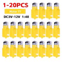 Motorredutor De Eixo Duplo DC 3-12V Para Carro Robô Inteligente Roda De Plástico TT 1:48 Com Pneu Motorredutor De Eixo Duplo DC 3-12V Para Carro Robô Inteligente Roda De Plástico TT 1:48 Com Pneu