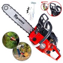 Motorsserra Profissional Toyama TCS53FG2 À Gasolina 2T 2,8HP 49cc 13.500rpm Motosserra Com Sabre 16 Corrente Oregon 28 Dentes