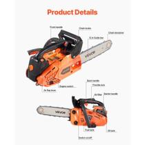 Motoserra a gasolina -25 cc 12 polegadas