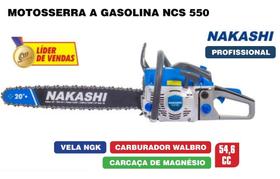 Motoserra Gasolina 54cc Sabre 20" - Nakashi NCS550
