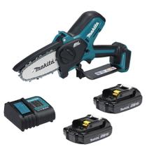 Motoserra Mini 18v DUC101Z01 2X 1.5Ah Bivolt Makita Motoserra Mini 18v DUC101Z01 2X 1.5Ah Bivolt Makita