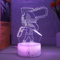 Motosserra 3D Night Light Man Power Denji com controle remoto Motosserra 3D Night Light Man Power Denji com controle remoto