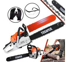 Motosserra a Gasolina 2 Tempos Tssaper Espada 20 pol. 3hp 52cc + Oleo Motor e Corrente + Acessorios