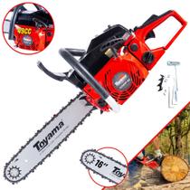 Motosserra À Gasolina 2T TCS53F-G2 Toyama 49cc 2,8HP Alta Rotação Sabre 16 Robusta e Resistente de Alto Desempenho