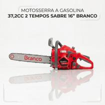 Motosserra À Gasolina 37,2cc Sabre 16 pol Branco 2 Tempos Motosserra À Gasolina 37,2cc Sabre 16 pol Branco 2 Tempos