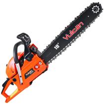 Motosserra A Gasolina 55cc 2t 3hp Com Sabre Rolante 18 3/8 Vsl550 Vulcan