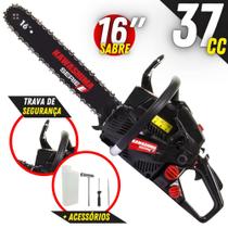 Motosserra À Gasolina Kawashima KCS400E 37,2cc 2T Com Lubrificação Automática da Corrente de 57 Elos