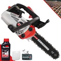 Motosserra À Gasolina KCS260P PLUS Kawashima 25,4cc Alta Rotação e Performance Profissional Com Sabre 12' Corrente 22 Dentes Leve e Ergonômica de Fácil Manuseio + EXTRA 1 ÓLEO TOYAMA 2T Motosserra À Gasolina KCS260P PLUS Kawashima 25,4cc Alta Rotação e Performance Profissional Com Sabre 12' Corrente 22 Dentes Leve e Ergonômica de Fácil Manuseio + EXTRA 1 ÓLEO TOYAMA 2T