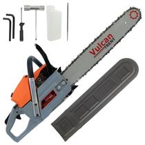 Motosserra a Gasolina Potente 62 Cilindradas Sabre 20 Polegadas 50cm Profissional Desdobra Tabua Vulcan